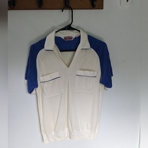 Logistix | Vintage | Terry Cloth Pullover | Short-sleeved Shirt | Size M